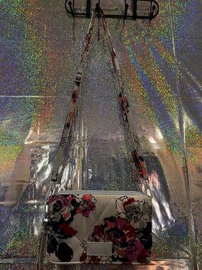 Vera Bradley Floral Quilted RFID Crossbody Wallet Bag w/ Strap